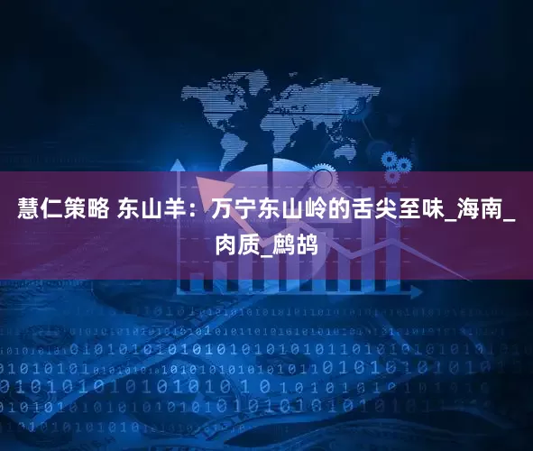 慧仁策略 东山羊：万宁东山岭的舌尖至味_海南_肉质_鹧鸪