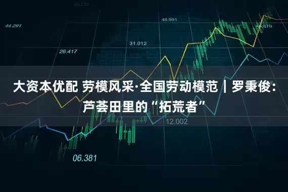 大资本优配 劳模风采·全国劳动模范｜罗秉俊：芦荟田里的“拓荒者”