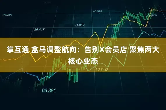 掌互通 盒马调整航向：告别X会员店 聚焦两大核心业态