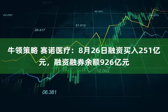 牛领策略 赛诺医疗:8月26日融资买入251亿元,融资融券余额926亿元
